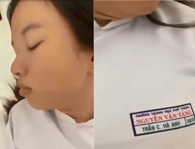 นักเรียน Tran Ha Anh และ Secret Secrets ที่ Nguyen Van Tang High School