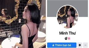 Minh Thu ในชุดที่เปราะบาง